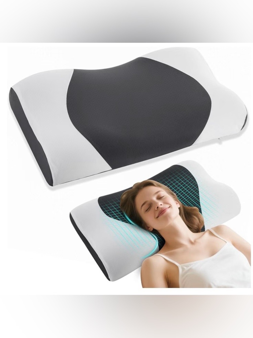 Cloud Align Soft Cooling Cloud Pillow for Sleeping, NEW